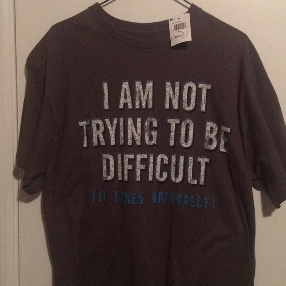 Graphic tee. Never worn.